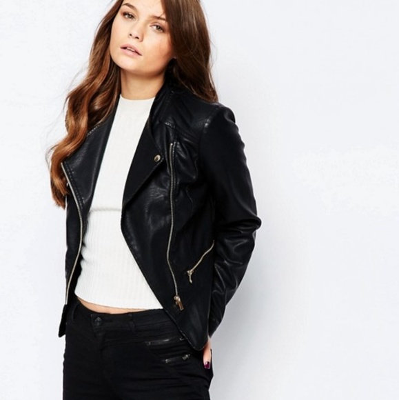 new look girls leather jacket